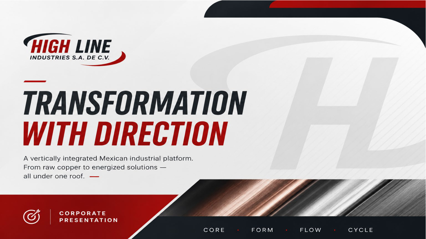 High Line corporate presentation cover